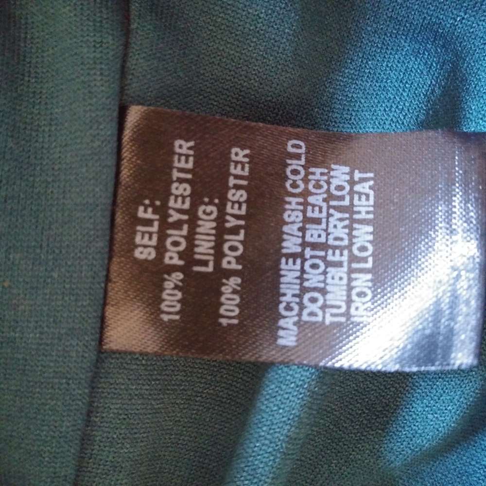 Womens Lulu’s Dark Green Ruffle Dress Xsmall - Picture 4 of 7